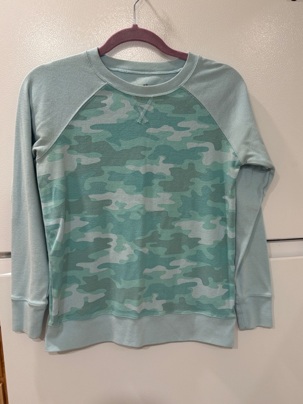Eddie Bauer Camo Pullover Sweatshirt S